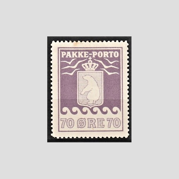 FRIMRKER GRNLAND | 1936 - AFA 13 - Pakke-porto - 70 re violet - Ubrugt