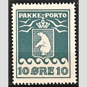 FRIM�RKER GR�NLAND | 1937 - AFA 15 - PAKKE-PORTO - 10 �re gr�nbl� - Postfrisk