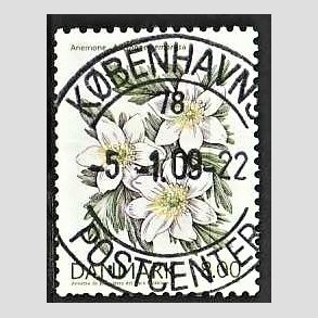 FRIM�RKER DANMARK | 2006 - AFA 1458 - For�rsblomster - 8,00 Kr. Anemone - Pragt Stemplet