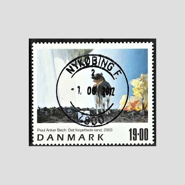 FRIMRKER DANMARK | 2003 - AFA 1362 - Frimrkekunst 6. - 19,00 Kr. Poul Anker Bech - Pragt Stemplet Nykbing F