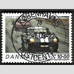FRIM�RKER DANMARK | 2006 - AFA 1472 - Klassiske racerbiler - 10,00 Kr. Jaguar E - Pragt Stemplet 