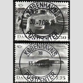 FRIM�RKER DANMARK | 2008 - AFA 1536,1537 - Nordisk mytologi 3. - 5,50 + 7,75 Kr. flerfarvet - Pragt Stemplet K�benhavn