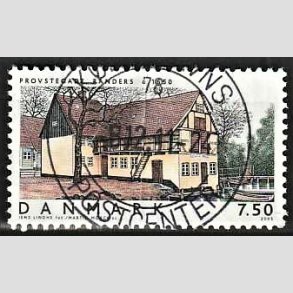 FRIM�RKER DANMARK | 2005 - AFA 1419 - Danske boliger IV. - 7,50 Kr. Provstegade - Pragt Stemplet 