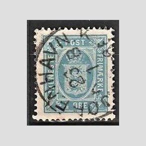 FRIMRKER DANMARK | 1875 - AFA 5 - 4 re bl - Stemplet