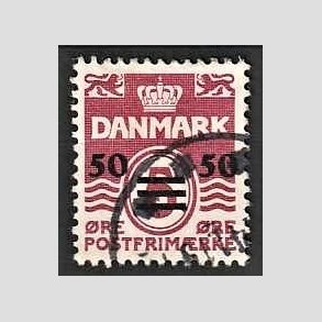 FRIMRKER FRERNE | 1940-41 - AFA 5A - Frprovisorier 50 50/5 re vinrd - Stemplet