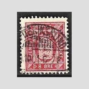 FRIMRKER DANMARK | 1896-1912 - AFA 6B - 8 re rosa - Stemplet
