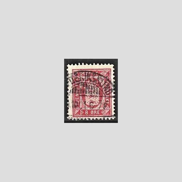 FRIMRKER DANMARK | 1896-1912 - AFA 6B - 8 re rosa - Stemplet