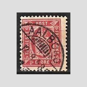 FRIMRKER DANMARK | 1896-1912 - AFA 6B - 8 re rosa - Stemplet