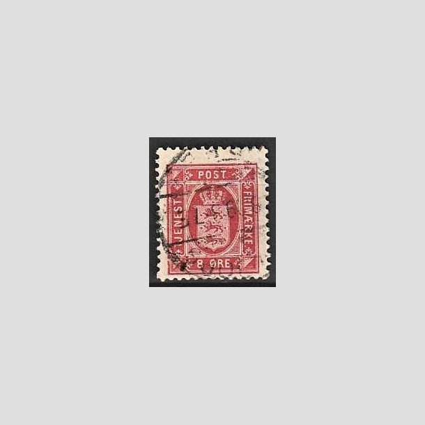 FRIMRKER DANMARK | 1896-1912 - AFA 6B - 8 re rosa - Stemplet