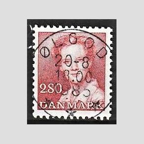 FRIMRKER DANMARK | 1985 - AFA 820 - Dronning Margrethe - 2,80 Kr. rd - Pragt Stemplet lgod