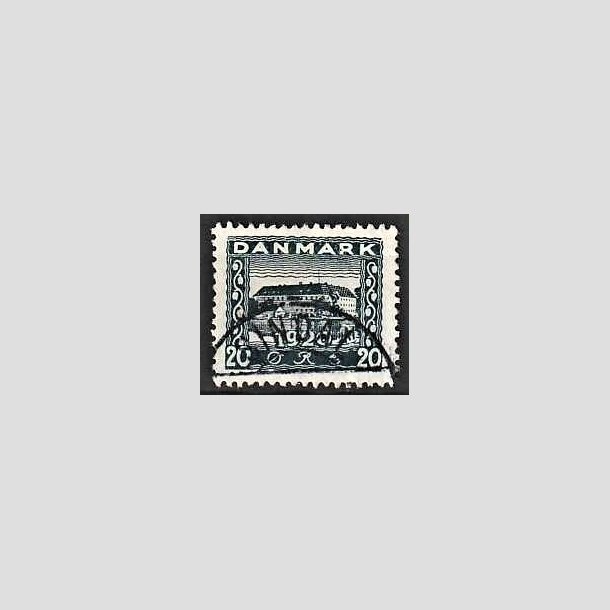 FRIMRKER DANMARK | 1920-21 - AFA 113 - Genforening 20 re bl - Lux Stemplet Sindal