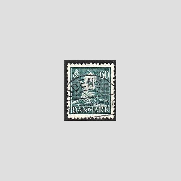 FRIMRKER DANMARK | 1944 - AFA 284 - Chr. X 60 re blgrn - Lux Stemplet Odense