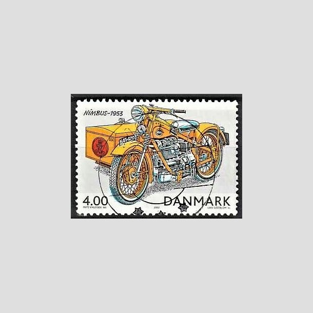 FRIMRKER DANMARK | 2002 - AFA 1321 - Postkretjer - 4,00 Kr. flerfarvet - Pragt Stemplet Odder