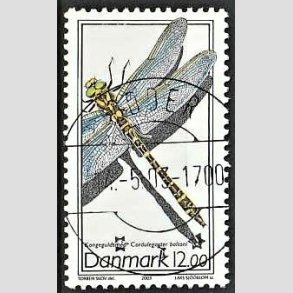 FRIM�RKER DANMARK | 2003 - AFA 1354 - Instekter. - 12,00 Kr. Kongeguldsmed - Pragt Stemplet Odder