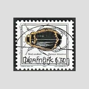 FRIM�RKER DANMARK | 2003 - AFA 1353 - Insekter - 6,50 Kr. Bred vandkalv - Lux Stemplet Odder