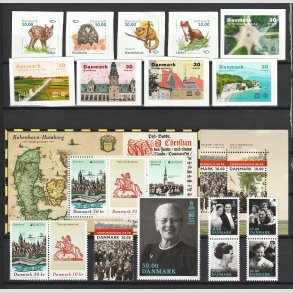 FRIMRKER DANMARK | 2020 - AFA 1991-2010 - Div. mrker og miniark fra rgangen - Postfrisk