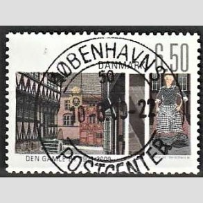 FRIM�RKER DANMARK | 2009 - AFA 1564 - Den Gamle By - 6,50 Kr. flerfarvet - Pragt Stemplet