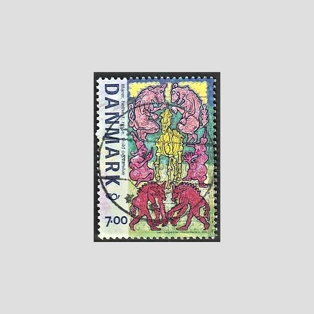 FRIMRKER DANMARK | 2006 - AFA 1461 - Mystiske vsener - 7,00 Kr. flerfarvet - Pnt Stemplet