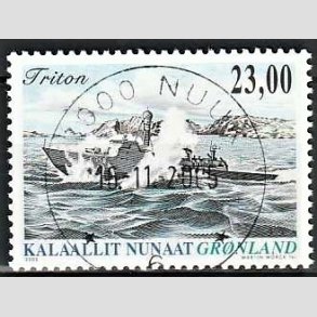 FRIM�RKER GR�NLAND | 2005 - AFA 452 - Skibsfart p� Gr�nland IV. - 23,00 kr. flerfarvet - Lux stemplet