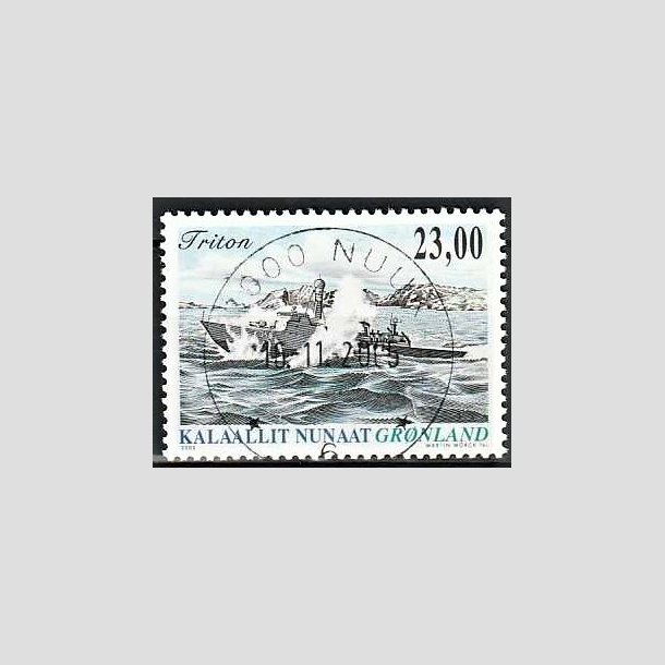 FRIMRKER GRNLAND | 2005 - AFA 452 - Skibsfart p Grnland IV. - 23,00 kr. flerfarvet - Lux stemplet