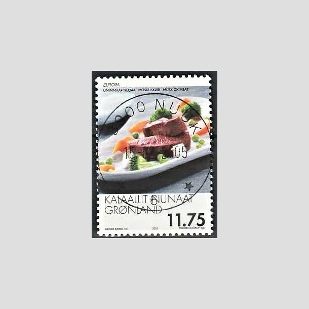 FRIMRKER GRNLAND | 2005 - AFA 445 - Europafrimrke - 11,75 kr. flerfarvet - Lux stemplet