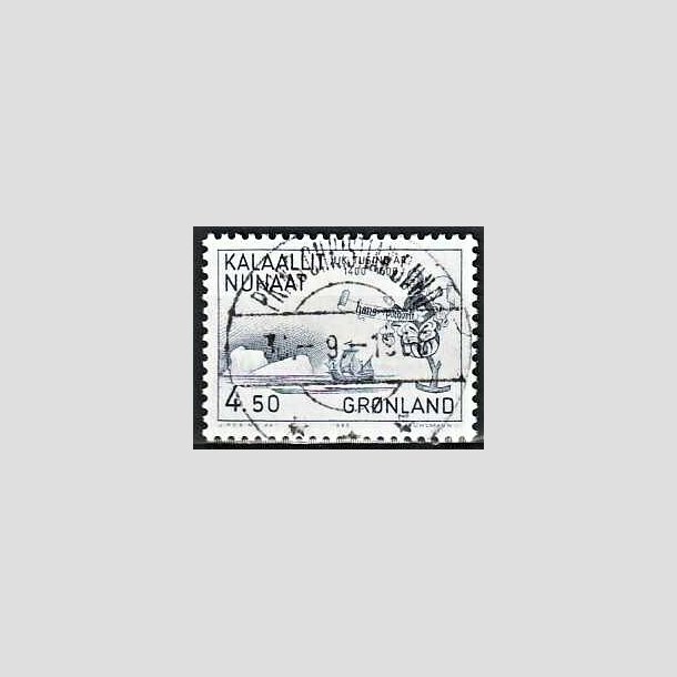 FRIMRKER GRNLAND | 1983 - AFA 145 - 1000 rs serien III - 4,50 kr. re bl - Lux Stemplet