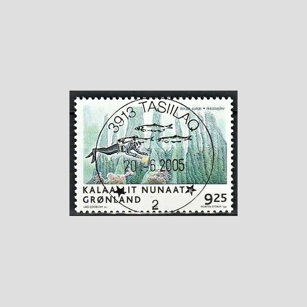 FRIMRKER GRNLAND | 2005 - AFA 447 - Videnskab I. - 9,25 kr. flerfarvet - Lux stemplet