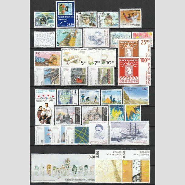 FRIMRKER GRNLAND | 2006 + 2007 - AFA 461-504 - Postfrimrker komplet i hovednumre - Postfrisk