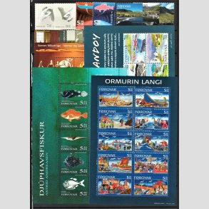 FRIM�RKER F�R�ERNE | 2006 | AFA 539-577 | Postfrim�rker og miniark - Komplet �rgang i hovednumre - Postfrisk