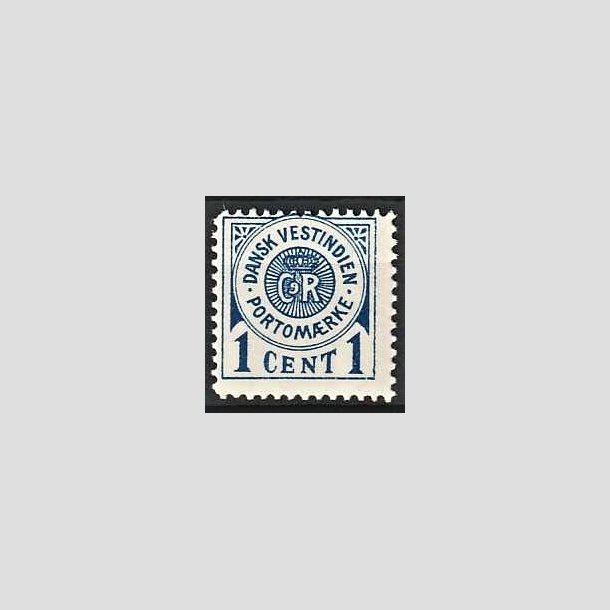 FRIMRKER DVI | 1902 - AFA 1 | 1 cents Portomrke - Postfrisk