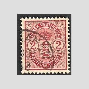 FRIMRKER DVI | 1903 - AFA 22 | 2 cents rd - Stemplet