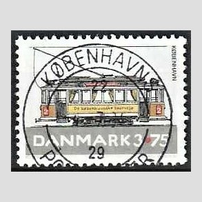 FRIM�RKER DANMARK | 1994 - AFA 1070 - Sporvogne - 3,75 Kr. flerfarvet - Pragt Stemplet