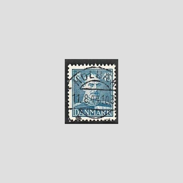 FRIMRKER DANMARK | 1942-44 - AFA 280 - Chr. X 40 re bl - Lux Stemplet