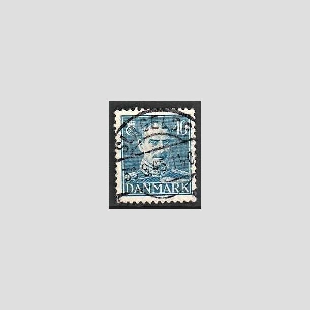 FRIMRKER DANMARK | 1942-44 - AFA 280 - Chr. X 40 re bl - Lux Stemplet