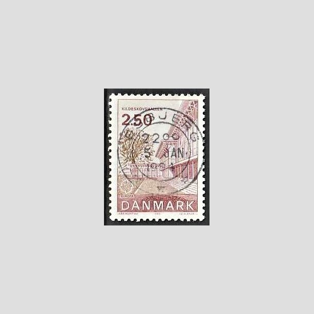 FRIMRKER DANMARK | 1983 - AFA 778 - EU Bygningskunst - 2,50 Kr. rd/rdbrun - Pragt Stemplet Esbjerg