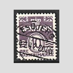 FRIM�RKER DANMARK | 1938 - AFA 248 - B�lgelinie 10 �re violet type II - Lux Stemplet