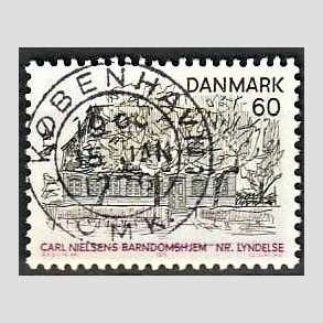 FRIM�RKER DANMARK | 1974 - AFA 567 - Landsdelsserie Fyn - 60 �re flerfarvet - Lux Stemplet