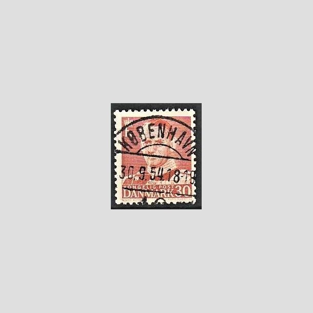 FRIMRKER DANMARK | 1952-53 - AFA 337 - Fr. IX 30 re rd - Lux Stemplet