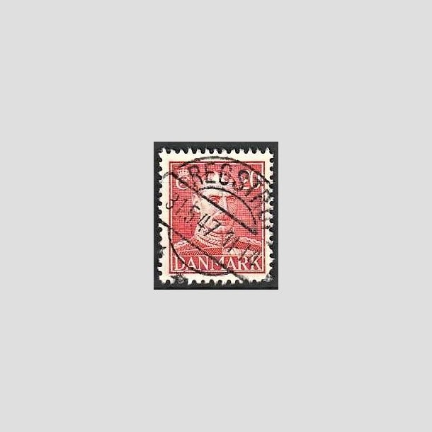 FRIMRKER DANMARK | 1942-44 - AFA 276 - Chr. X 20 re rd - Lux Stemplet Regstrup