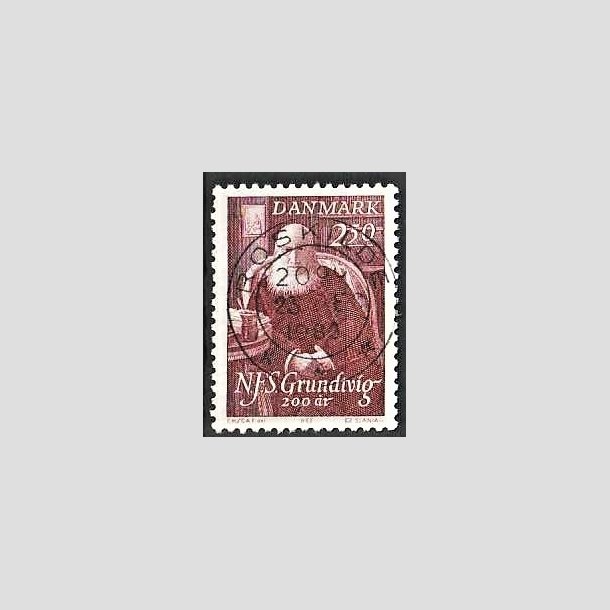 FRIMRKER DANMARK | 1983 - AFA 787 - N.F.S Grundtvigs - 2,50 Kr. rd - Pragt Stemplet Roskilde