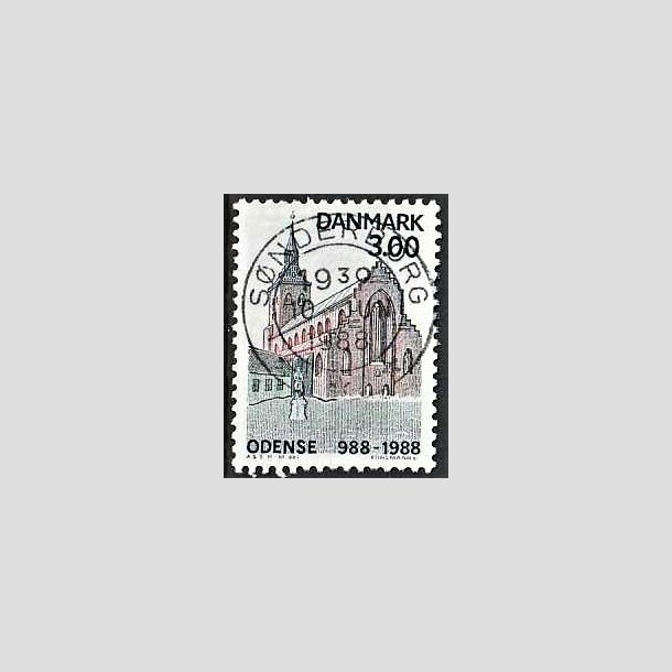 FRIMRKER DANMARK | 1988 - AFA 906 - Odense By 1000 r. - 3,00 Kr. flerfarvet - Pragt Stemplet Snderborg