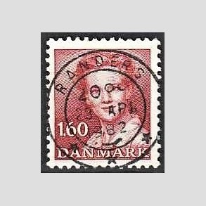 FRIMRKER DANMARK | 1982 - AFA 743 - Dronning Margrethe - 1,60 Kr. rd - Pragt Stemplet Randers