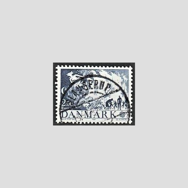 FRIMRKER DANMARK | 1981 - AFA 728 - Folklore - 2,00 Kr. bl - Pragt Stemplet Slangerup