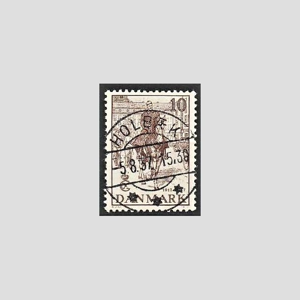 FRIMRKER DANMARK | 1937 - AFA 240 - Chr. X 25 re jubilum 10 re brun - Lux Stemplet Holbk