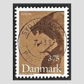 FRIM�RKER DANMARK | 1996 - AFA 1116 - Ber�mte kvinder - 3,75 kr. brun/m�rkbrun - Pragt Stemplet Esbjerg