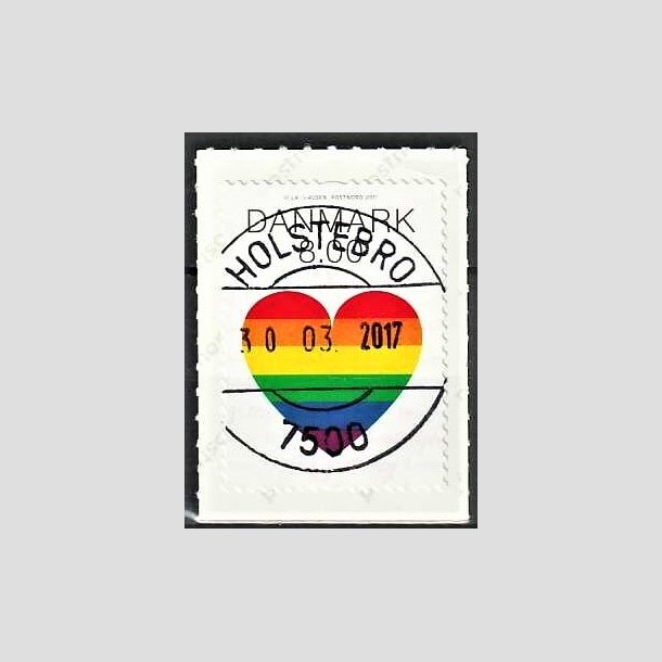 FRIMRKER DANMARK | 2017 - AFA 1900 - Pride. - 8,00 kr. flerfarvet - Pragt Stemplet 