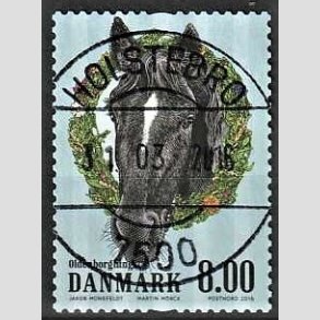 FRIM�RKER DANMARK | 2016 - AFA 1849 - G�rdens dyr - 8,00 Kr. hest - Lux Stemplet