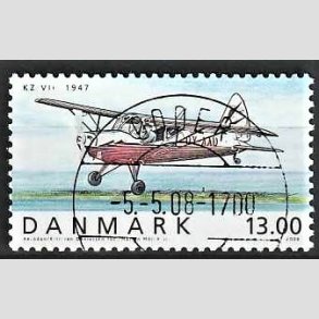 FRIM�RKER DANMARK | 2006 - AFA 1481 - Ellehammer - 13,00 Kr. flerfarvet - Pragt Stemplet Odder