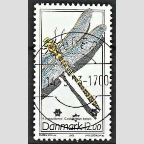 FRIM�RKER DANMARK | 2003 - AFA 1354 - Instekter. - 12,00 Kr. Kongeguldsmed - Pragt Stemplet Odder