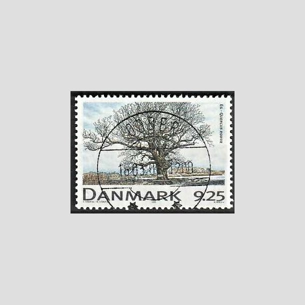 FRIMRKER DANMARK | 1999 - AFA 1199 - Danske lvtrer - 9,25 Kr. Eg - Pragt Stemplet (Udsgt kvalitet)